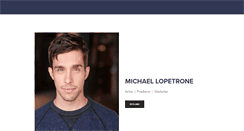 Desktop Screenshot of michaellopetrone.com