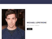 Tablet Screenshot of michaellopetrone.com